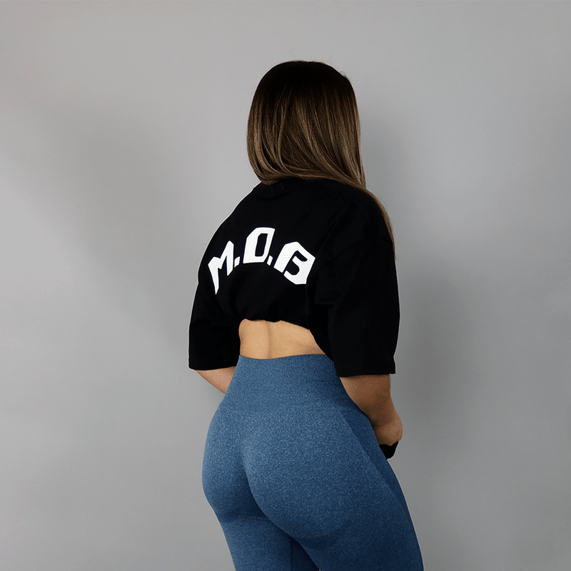 M.O.B OVERSIZED UNISEX TEE IN BLACK