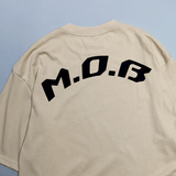 M.O.B OVERSIZED UNISEX TEE IN TAN