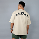 M.O.B OVERSIZED UNISEX TEE IN TAN